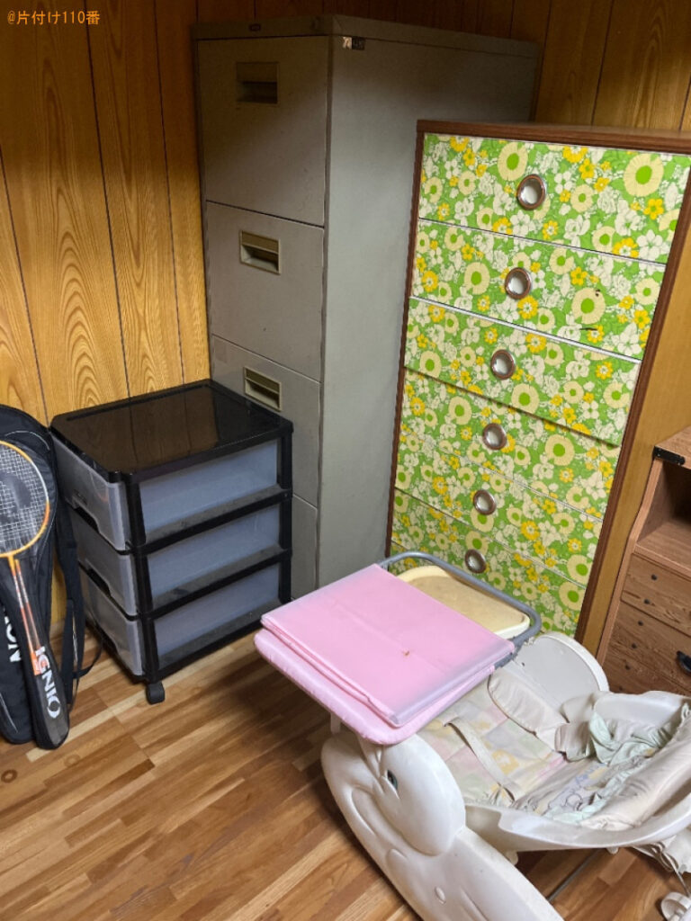 【唐津市厳木町】タンス、金庫、ベビー用品等の回収・処分ご依頼