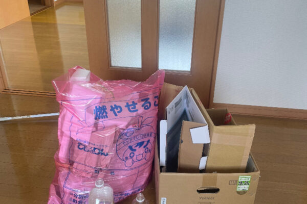 【五所川原市】一般ごみ、ダンボール、スコップの回収・処分ご依頼