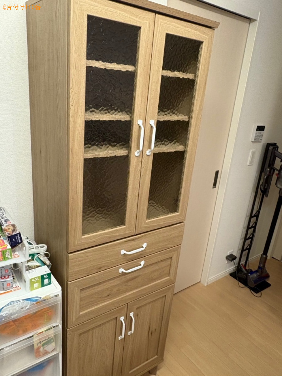 【飯能市】食器棚の組み立て作業ご依頼　お客様の声