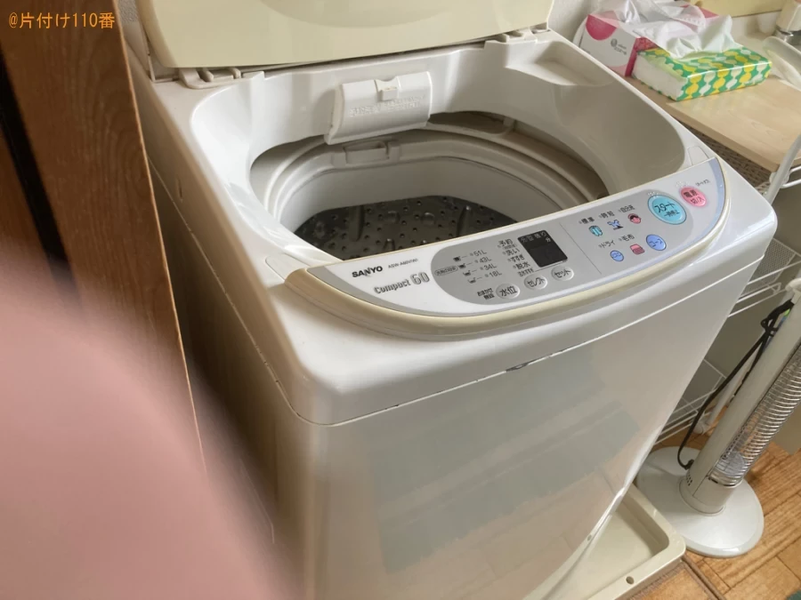【奥州市】ハンガーラック、冷蔵庫、洗濯機、衣類等の回収・処分