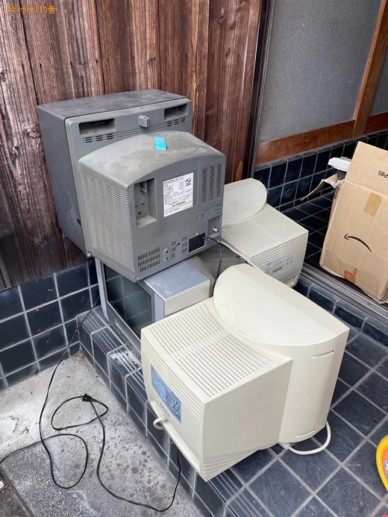 【堺市美原区】テレビ、PCモニタ、自転車の回収・処分ご依頼