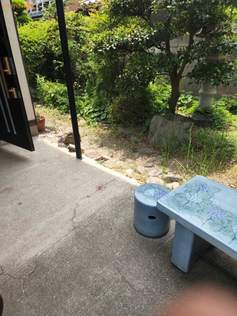 【高松市松島町】婚礼タンス、食器、テーブル、椅子、すのこ等の回収