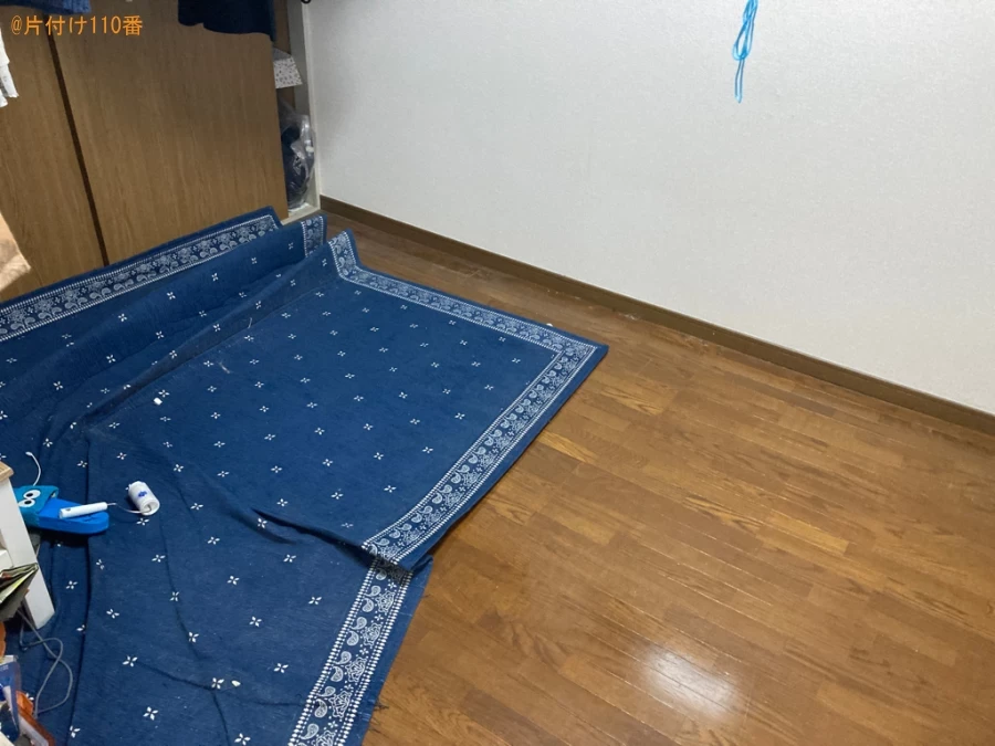 【鹿児島市】マットレス付きダブルベッドの回収・処分ご依頼