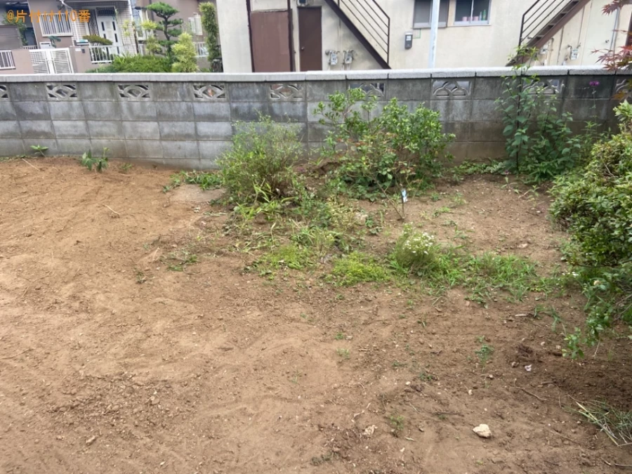 【日高市】庭石の回収・処分ご依頼　お客様の声