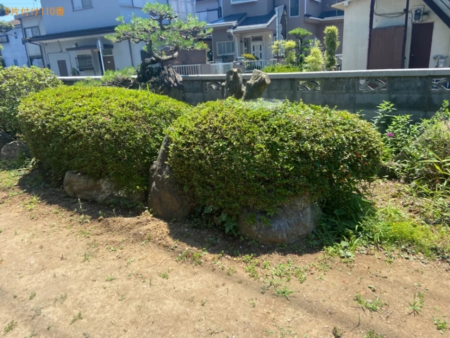 【日高市】庭石の回収・処分ご依頼　お客様の声