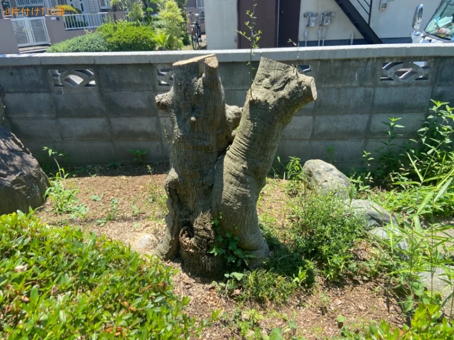 【日高市】庭石の回収・処分ご依頼　お客様の声
