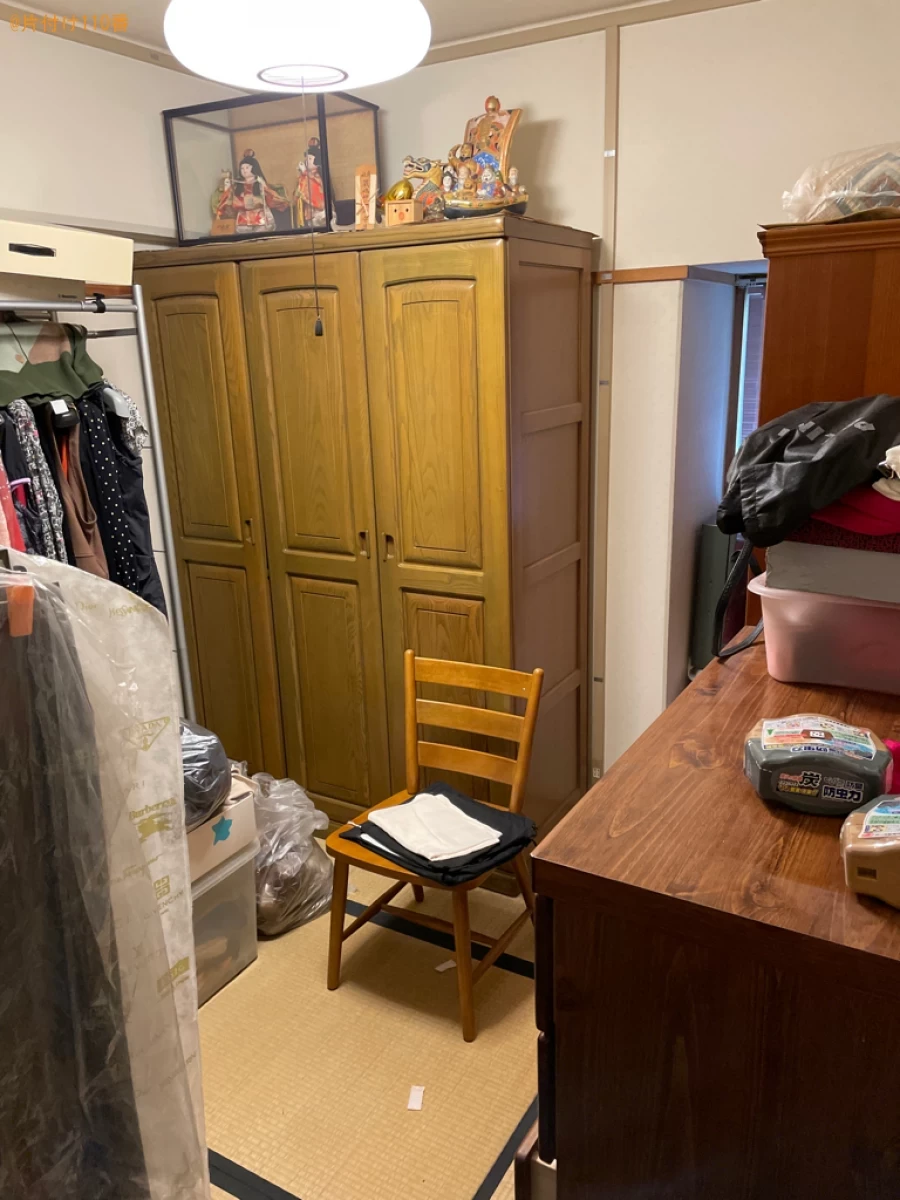 【大阪市】クローゼット、本、雑貨、衣類、仏壇、神棚等の回収・処分