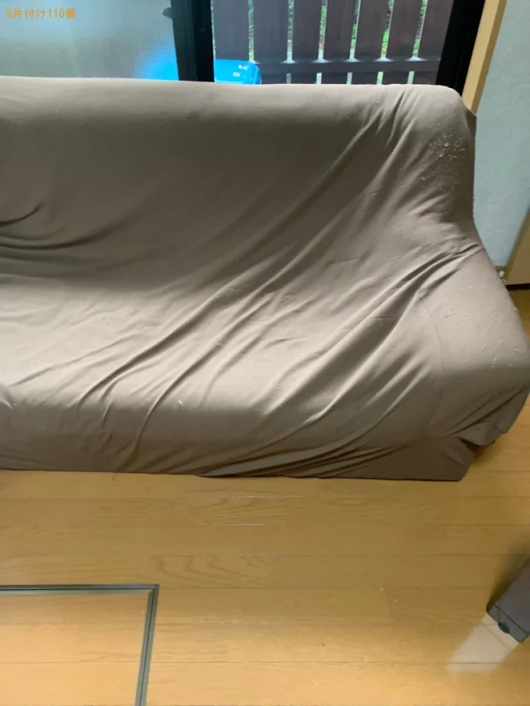 【宇佐市】三人掛けソファーの回収・処分ご依頼　お客様の声