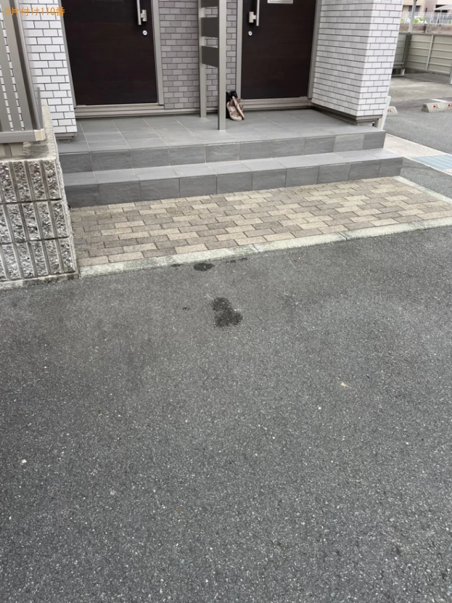 【浜松市北区】マットレス付きシングルベッド、PC、ラック等の回収