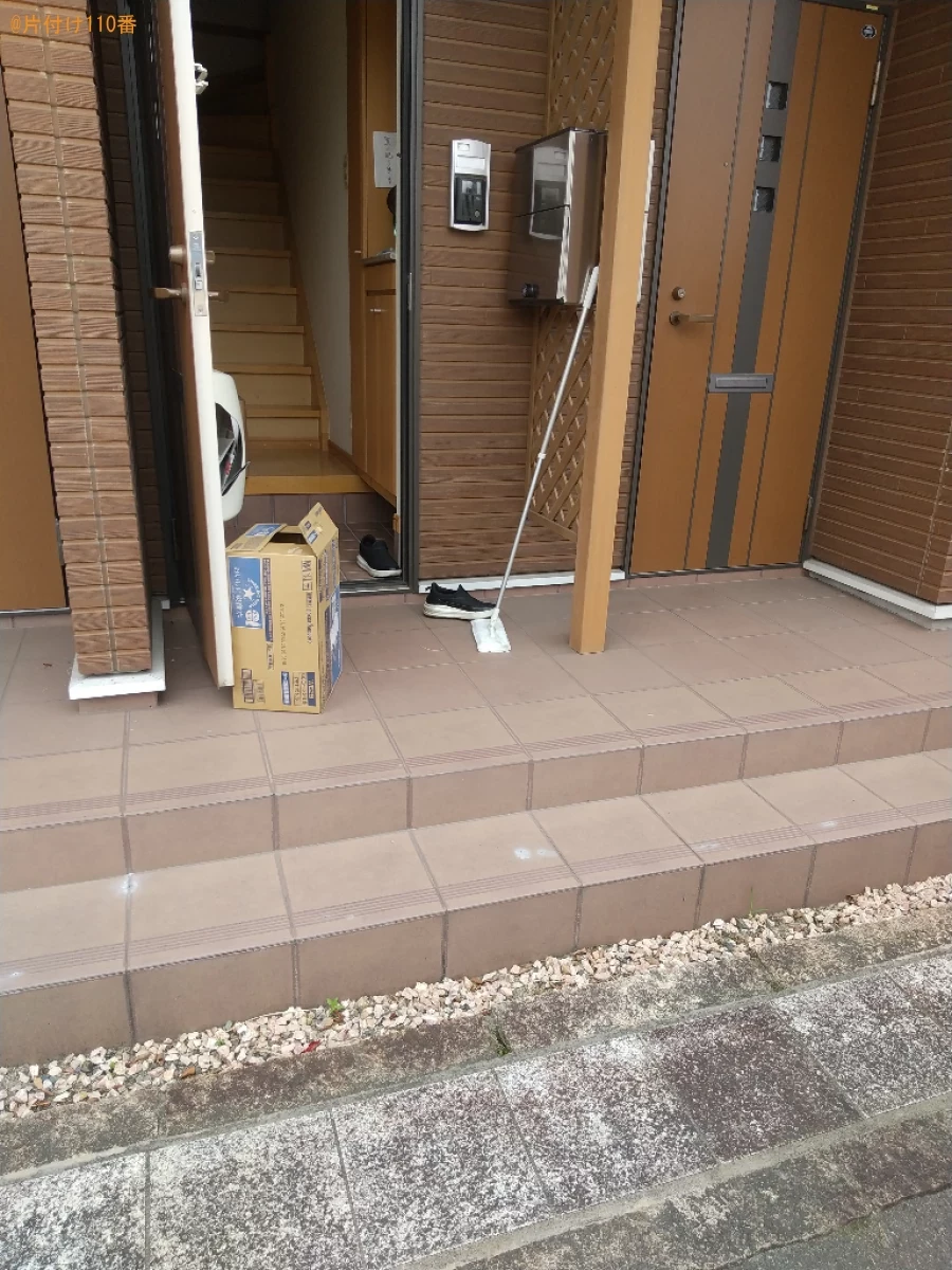 【福山市新市町】マットレス付きセミダブルベッドの回収・処分ご依頼