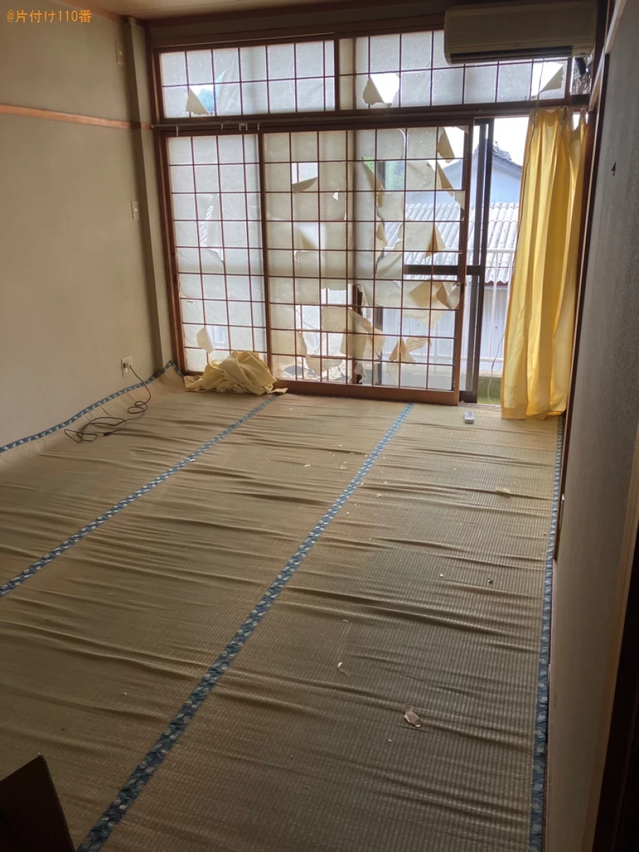 【境港市芝町】冷蔵庫、ダイニングテーブル、カラーボックス等の回収