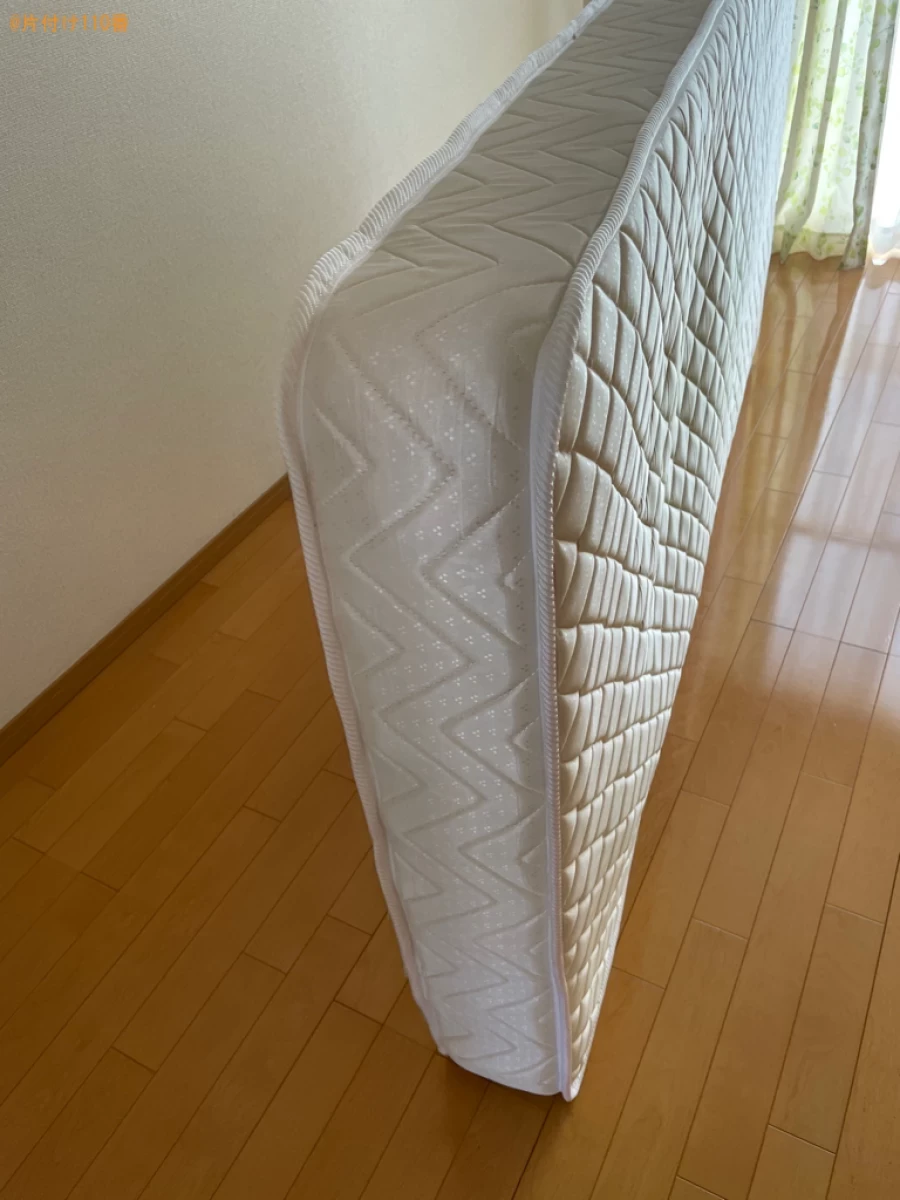 【青森市】マットレス付きシングルベッド、洗濯機、冷蔵庫の回収