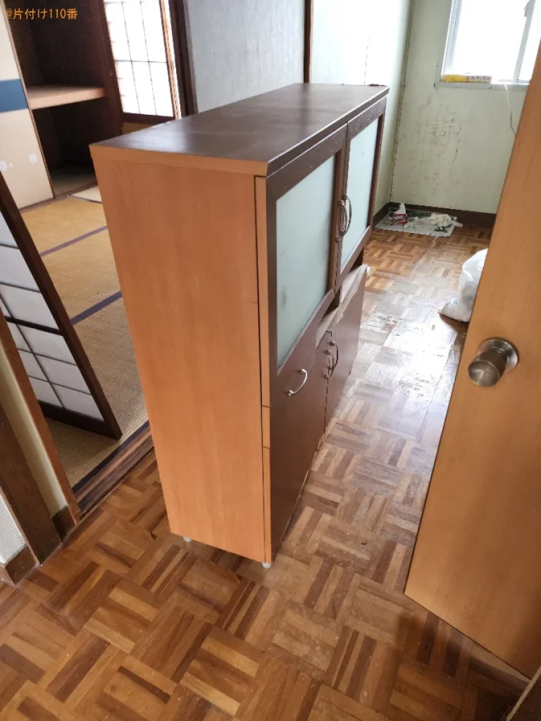 【南国市岡豊町】本棚、テレビの回収・処分ご依頼　お客様の声