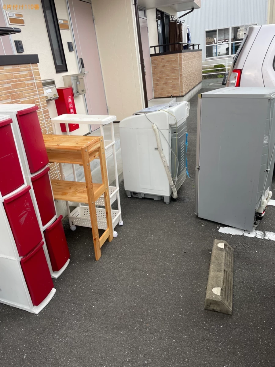 【浜松市東区】冷蔵庫、洗濯機、テレビ、ラック等の回収・処分ご依頼