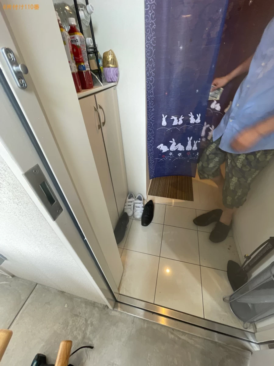 【岡山市北区】マットレス付きシングルベッドの回収・処分ご依頼