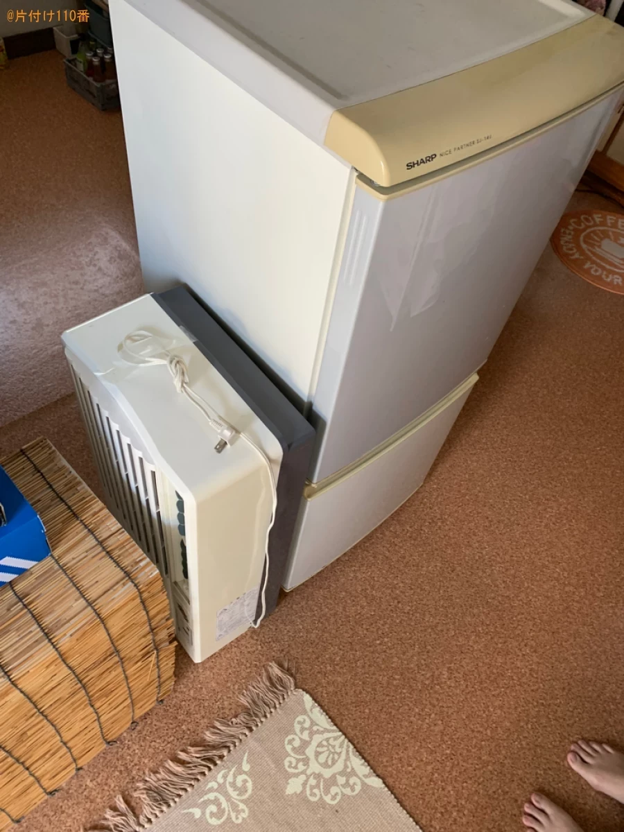 【北上市】窓用エアコン、冷蔵庫、洗濯機の回収・処分ご依頼