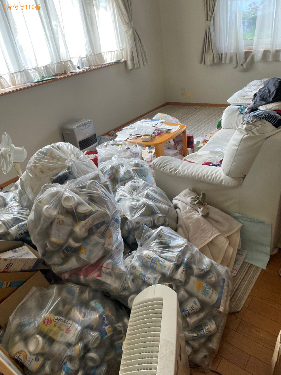 【中津軽郡西目屋村】収納ケース、炊飯器、扇風機、ヒーター等の回収