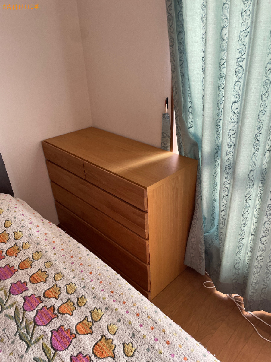 【京都市上京区】タンス、学習机の移動作業ご依頼　お客様の声