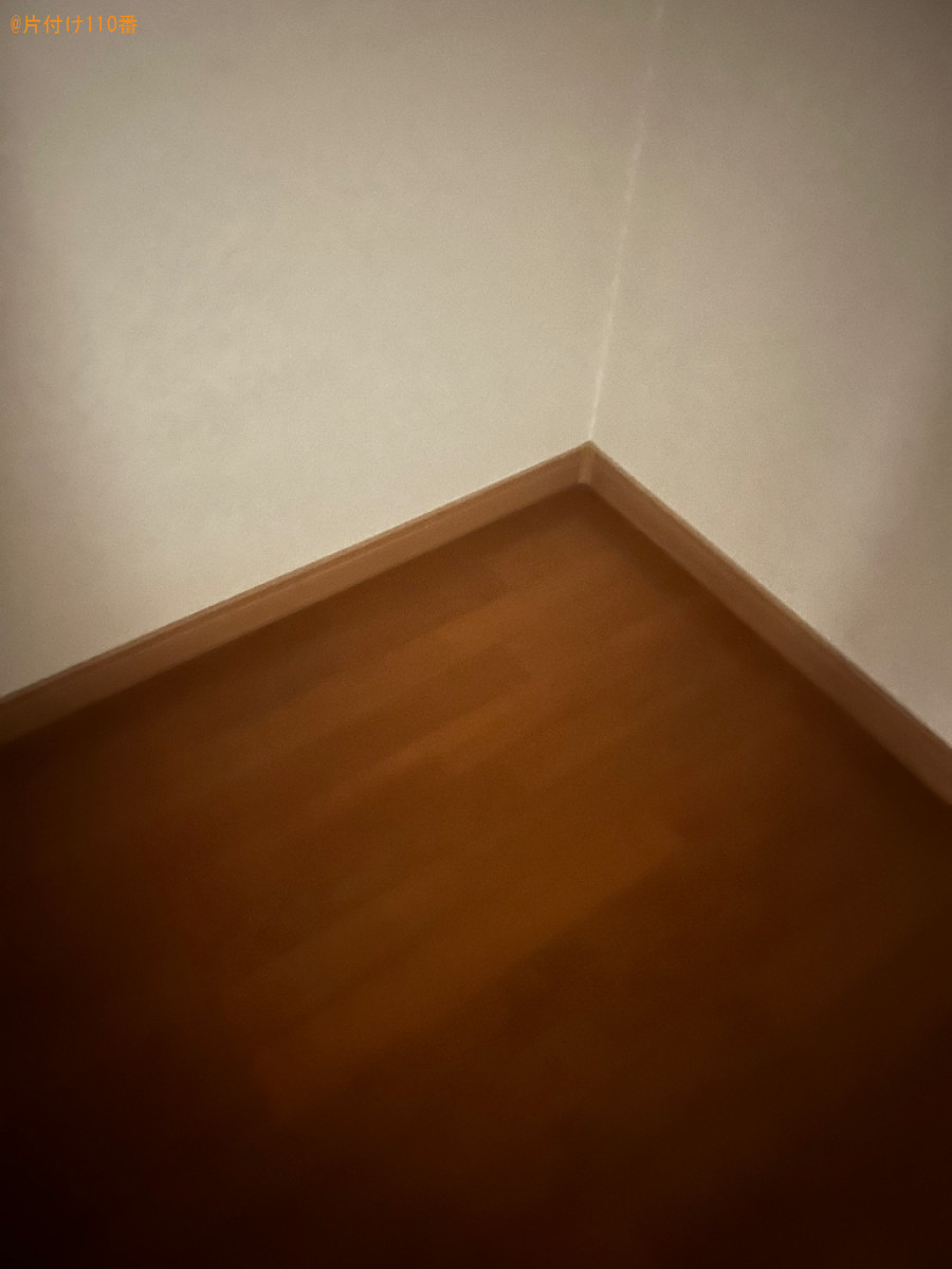 【甲府市】マットレス付きクイーンベッド、原付、PCデスク等の回収