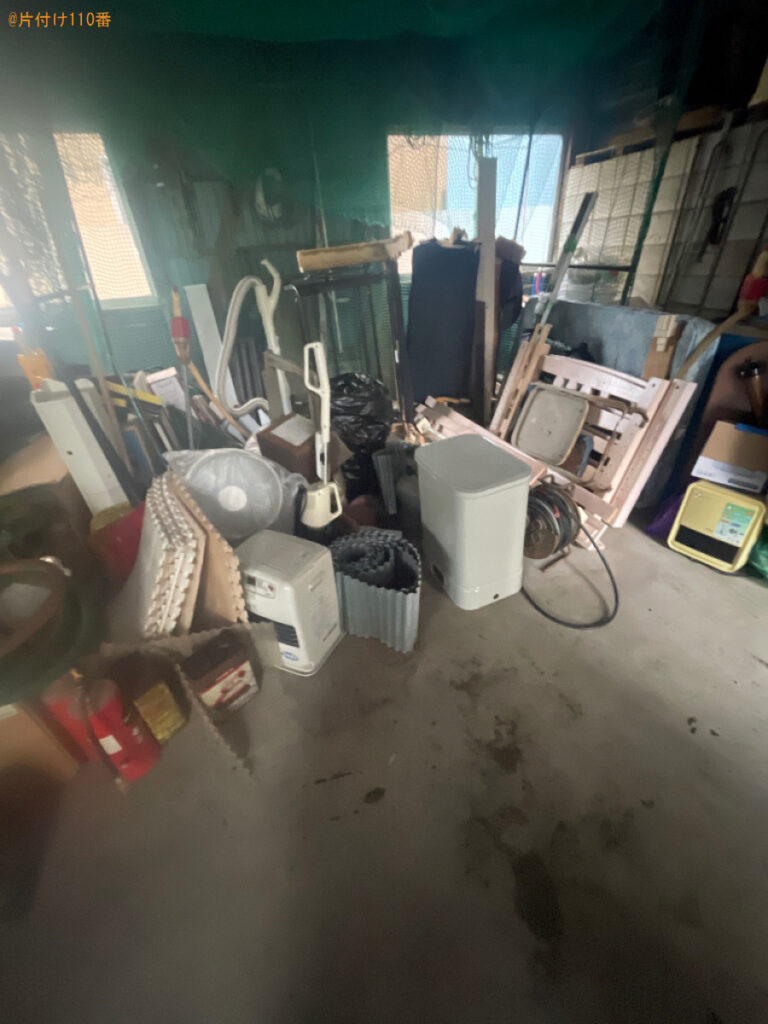 【北津軽郡中泊町】扇風機、ヒーター、ベッド等の回収とクリーニング