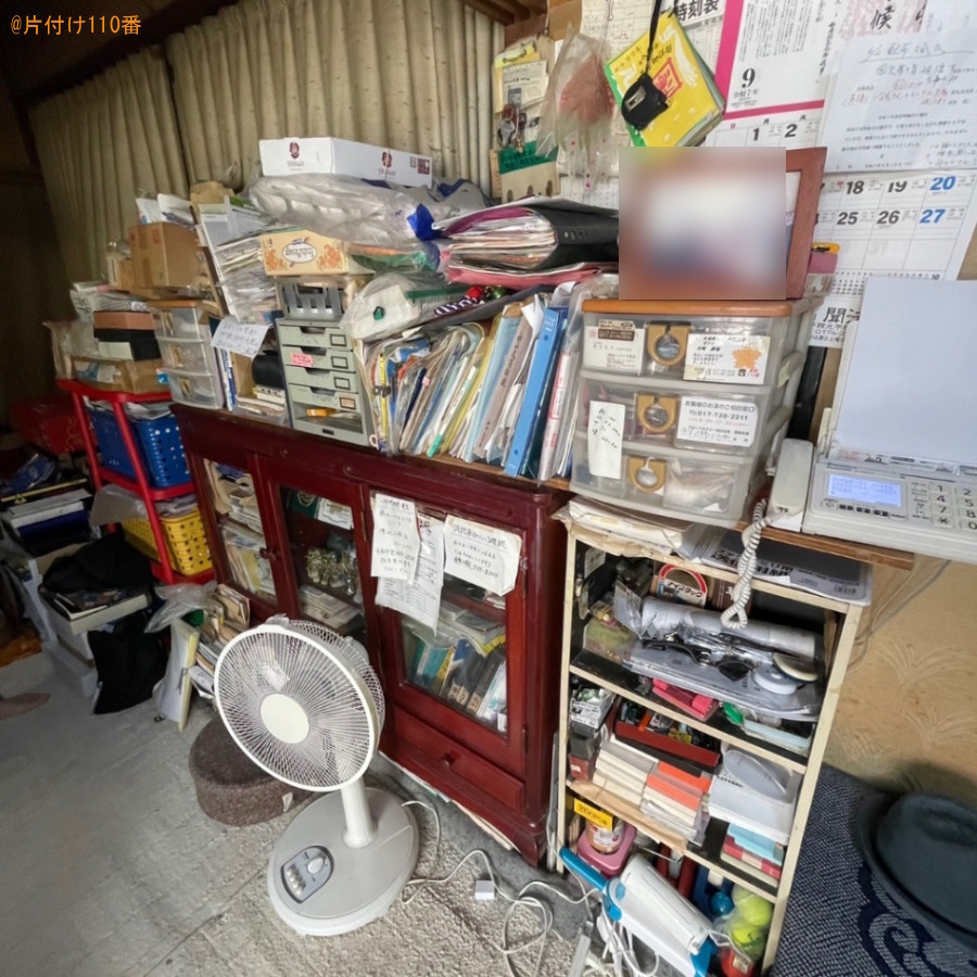【青森市】カラーボックス、本棚、扇風機、FAX、書類等の回収