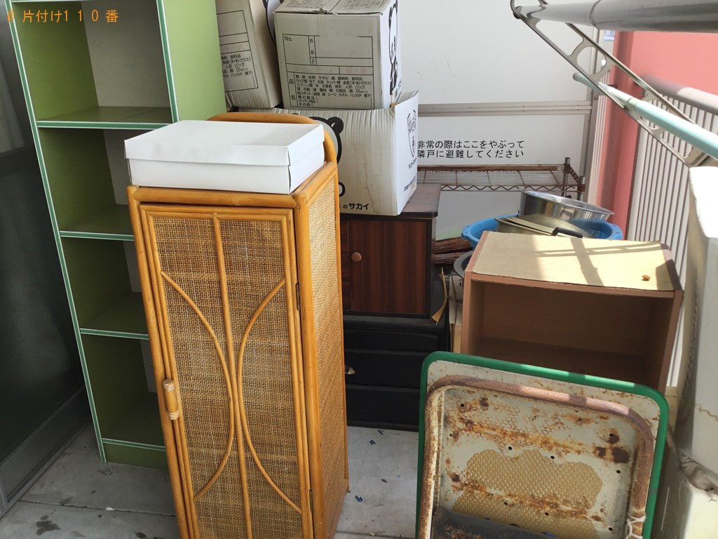 【尼崎市水堂町】カラーボックス、テレビ、棚等の回収・処分ご依頼