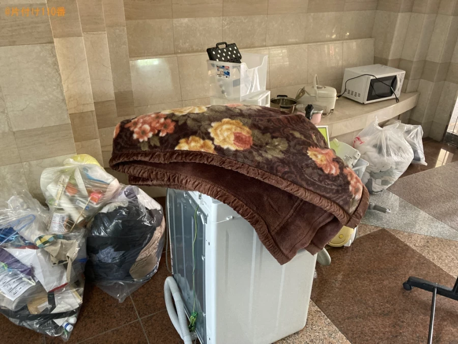 【鹿児島市松原町】洗濯機、電子レンジ、ハンガーラック等の回収