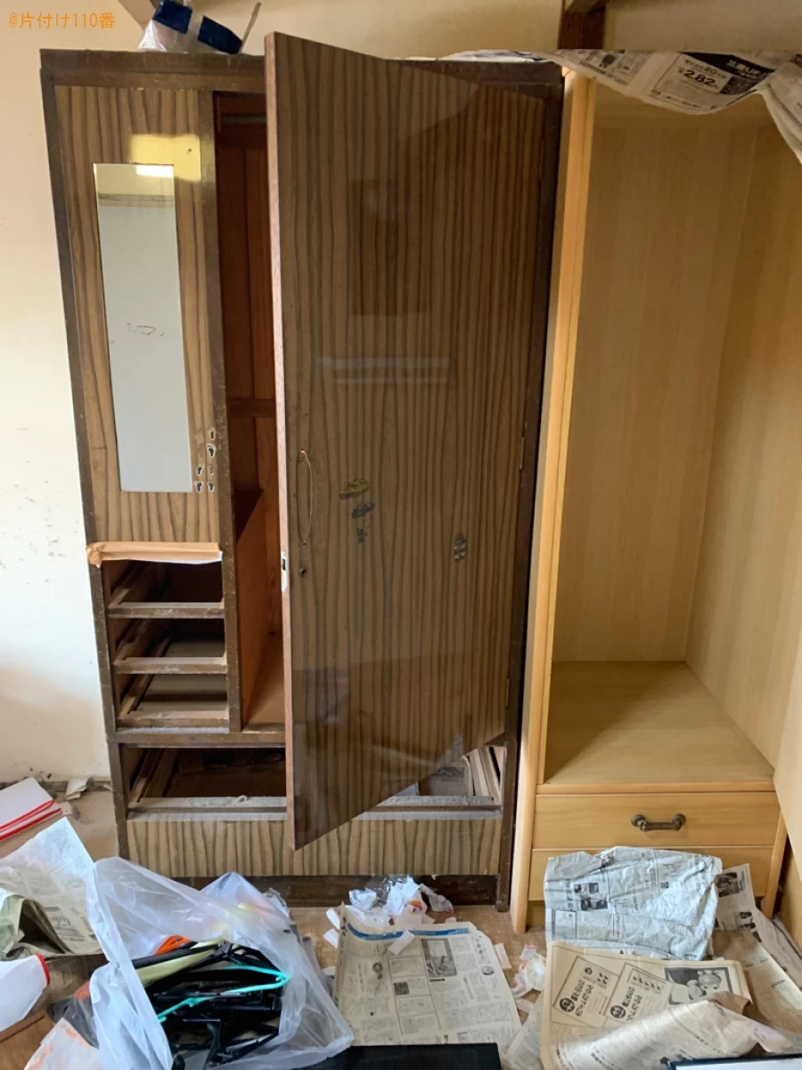 【豊後高田市】仏壇、ケース入りの人形、テーブル、タンス等の回収