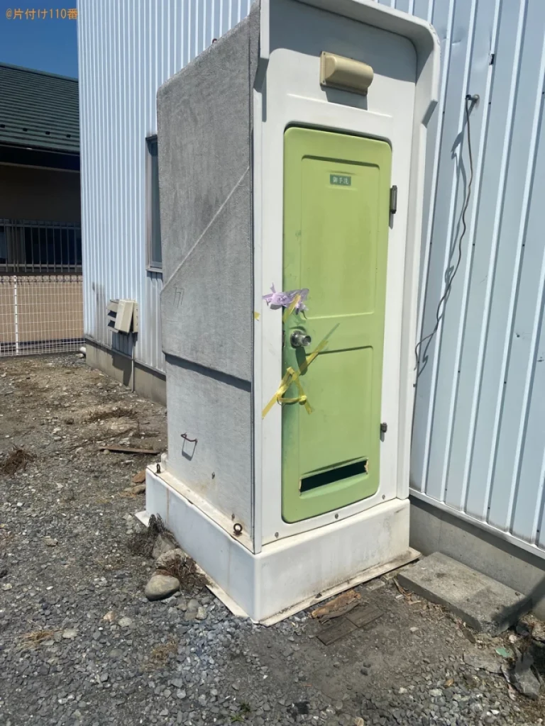 【秩父郡皆野町】屋外設置用トイレの回収・処分ご依頼　お客様の声