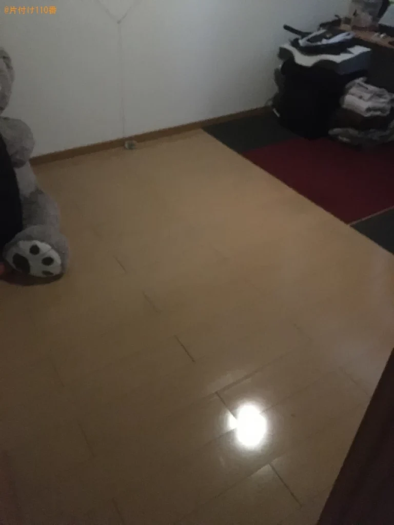 【大垣市平町】マットレス付きセミダブルベッド、ガスコンロの回収