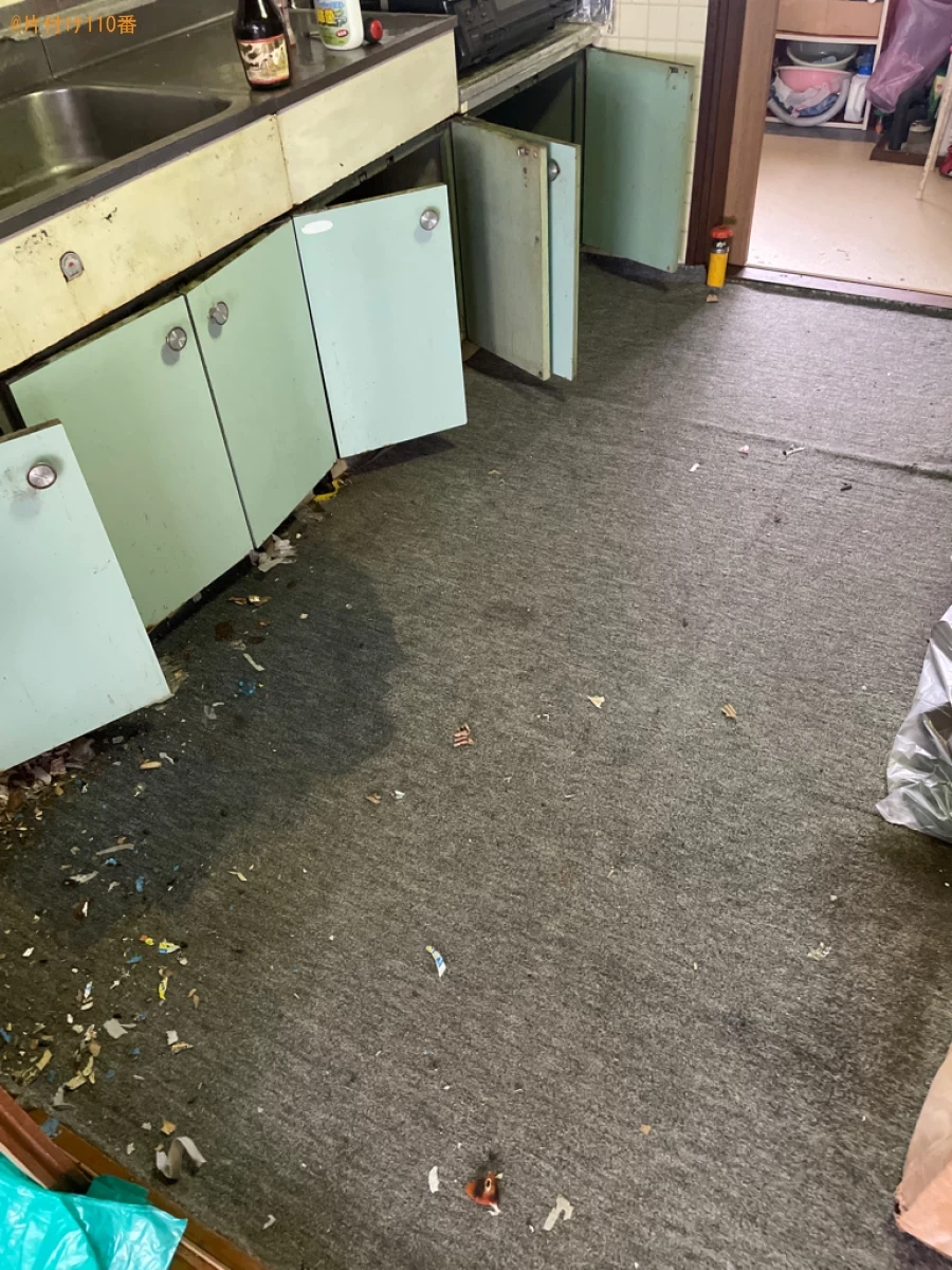 【青森市】カーペットの敷き替え、キッチン・浴室クリーニングご依頼