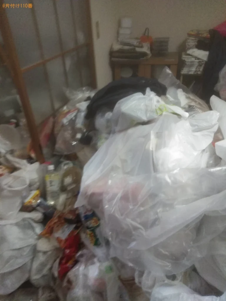 【松山市高砂町】一般ごみの回収・処分ご依頼　お客様の声