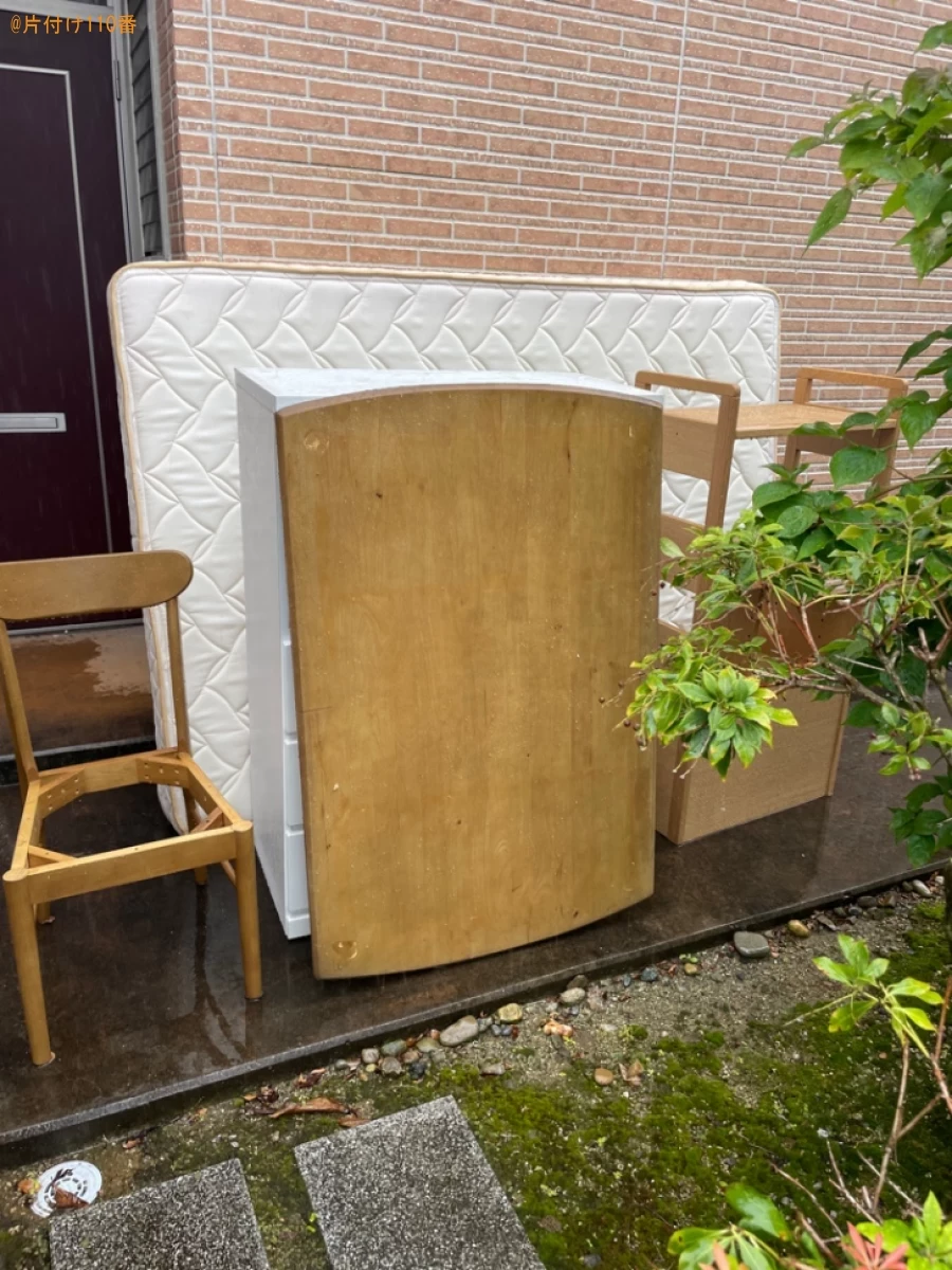 【浜松市中区】ダブルベッドマットレス、タンス、その他家具等の回収