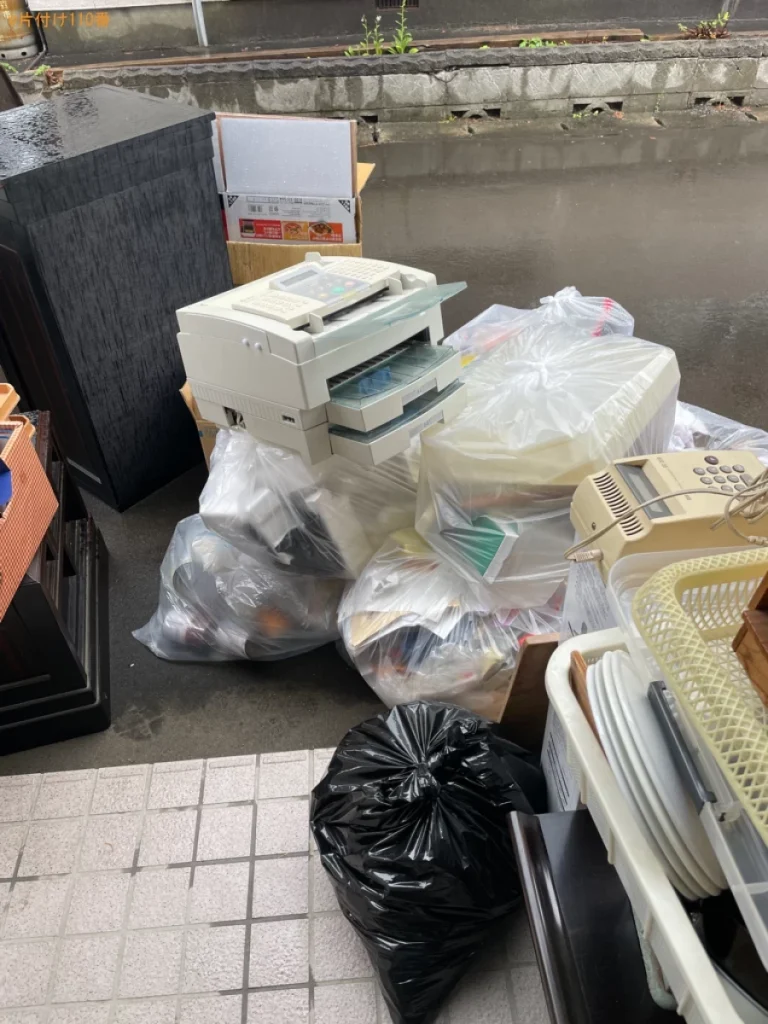 【青森市】仏壇、プリンター、かご、一般ごみ等の回収・処分ご依頼