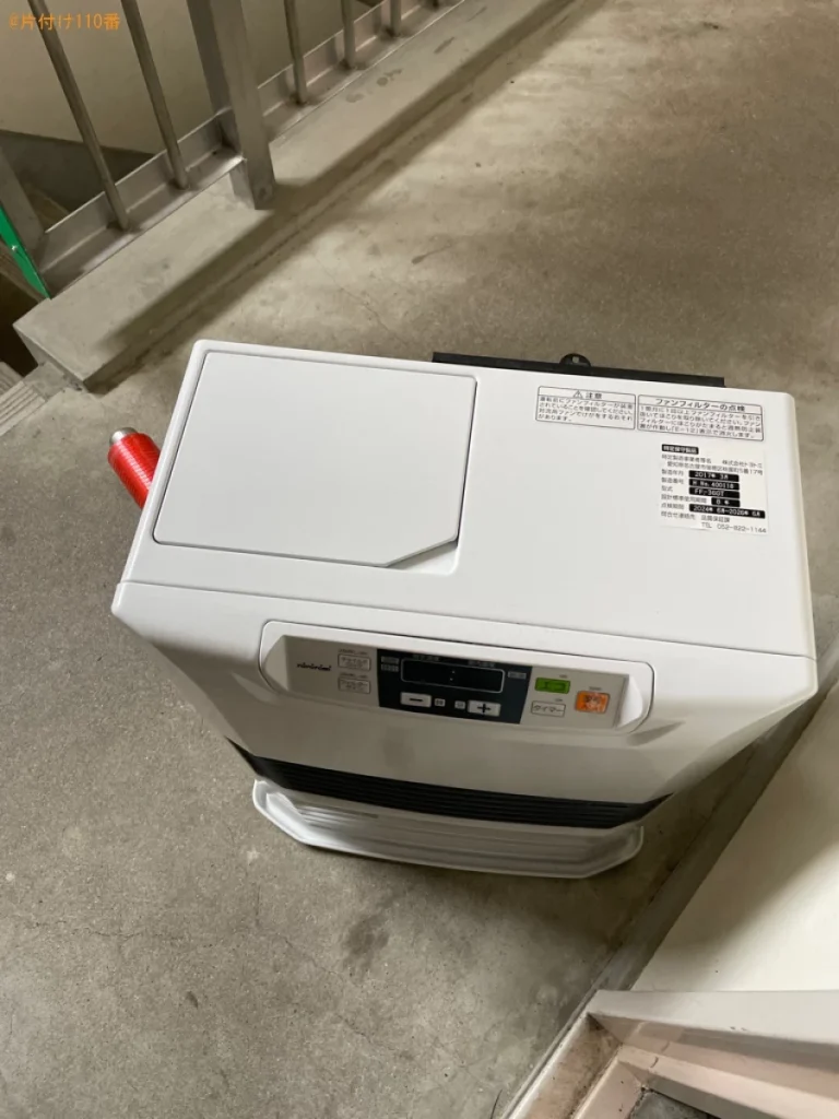 【弘前市】家庭用エアコン、中身が少し残ったストーブの回収・処分