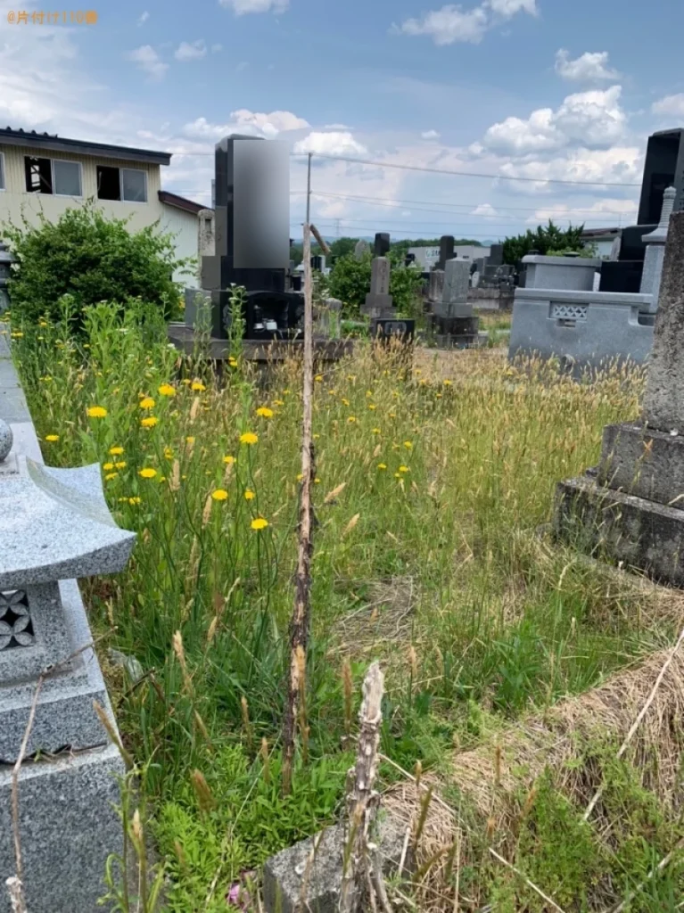 【長井市】墓参り・墓掃除代行ご依頼　お客様の声