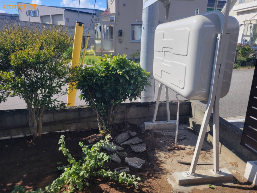 【青森市】椿の木を別の場所へ植え替える作業ご依頼　お客様の声
