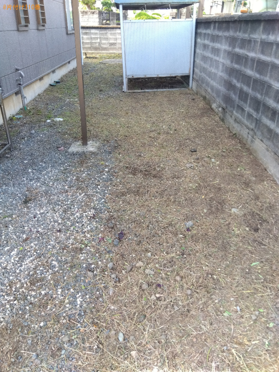 【富士市】草抜き作業ご依頼　お客様の声