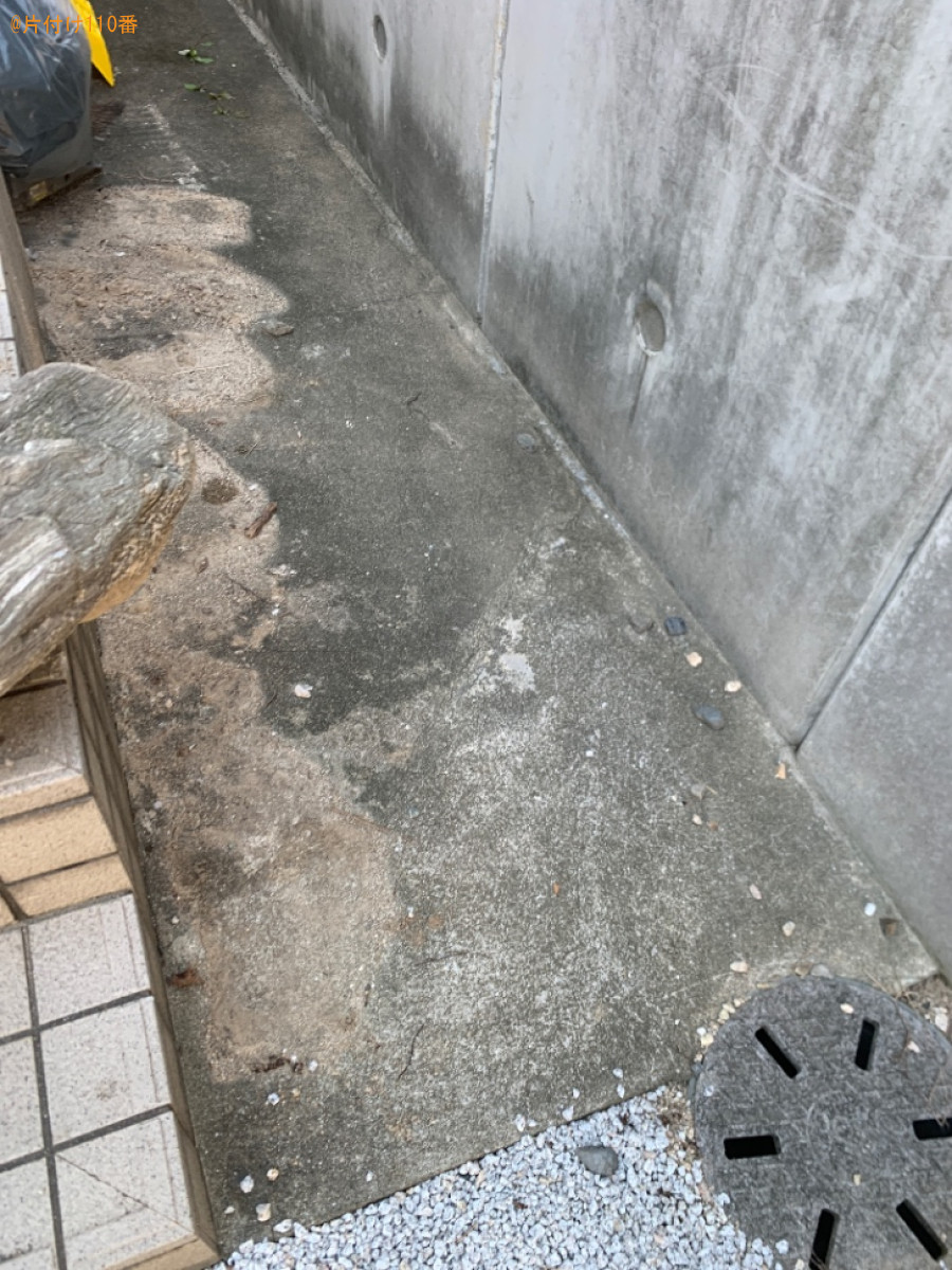 【福岡市城南区】庭石の回収・処分ご依頼　お客様の声