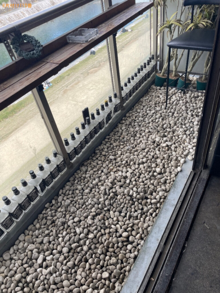 【京都市中京区】敷き詰められた砂利の回収・処分ご依頼　お客様の声