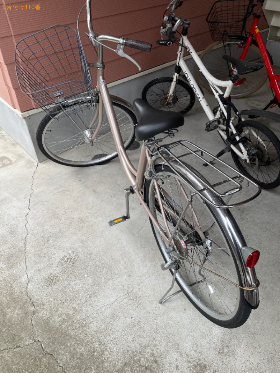 【弘前市南富田町】セミダブルマットレス、自転車、テレビ台等の回収