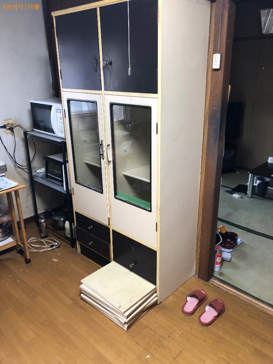 【周南市】タンス、食器棚の回収・処分ご依頼　お客様の声