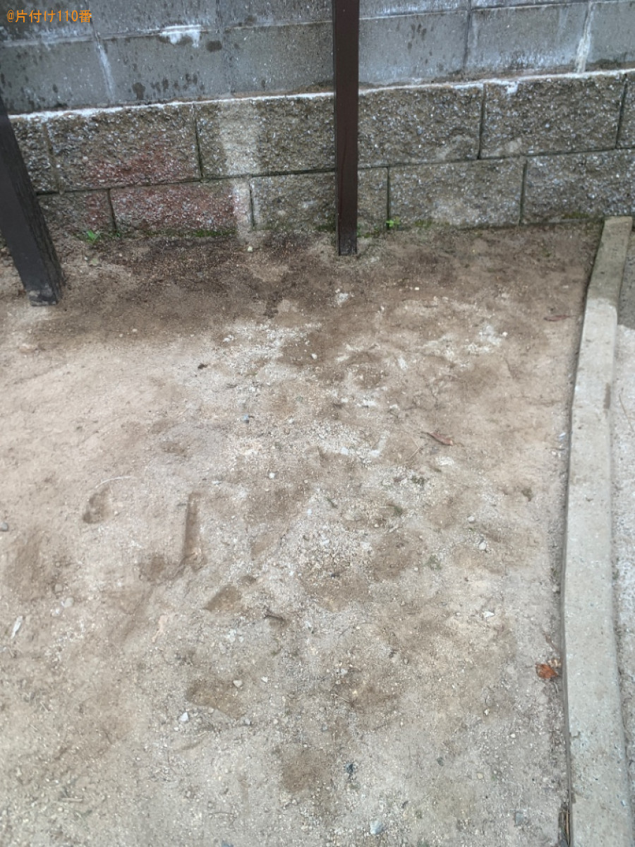 【福岡市早良区】庭石の回収・処分ご依頼　お客様の声