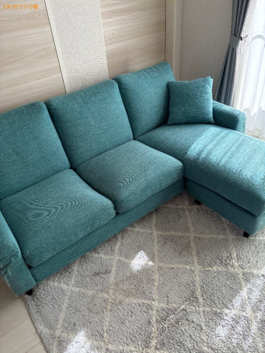 【さいたま市北区】三人掛けソファー、エレクトーンの回収・処分