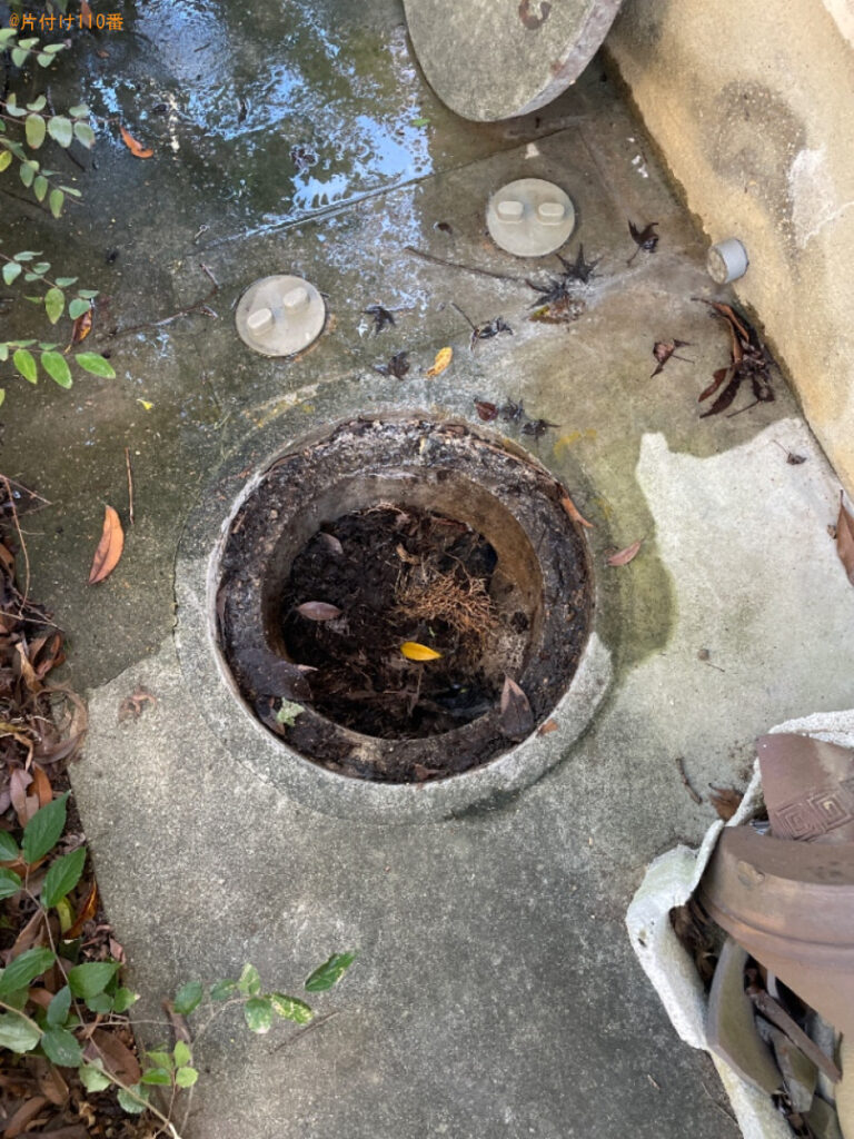 【宇治市】排水口の蓋を開けて掃除する作業ご依頼 お客様の声
