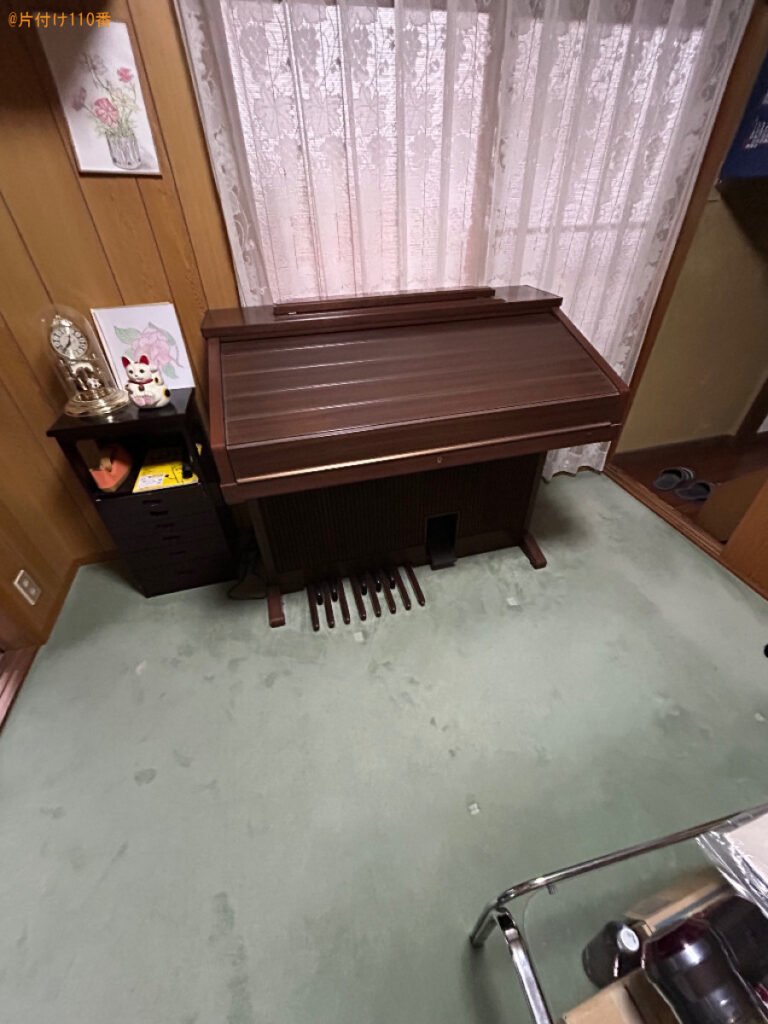 【京都市中京区】エレクトーン、金庫の回収・処分ご依頼　お客様の声