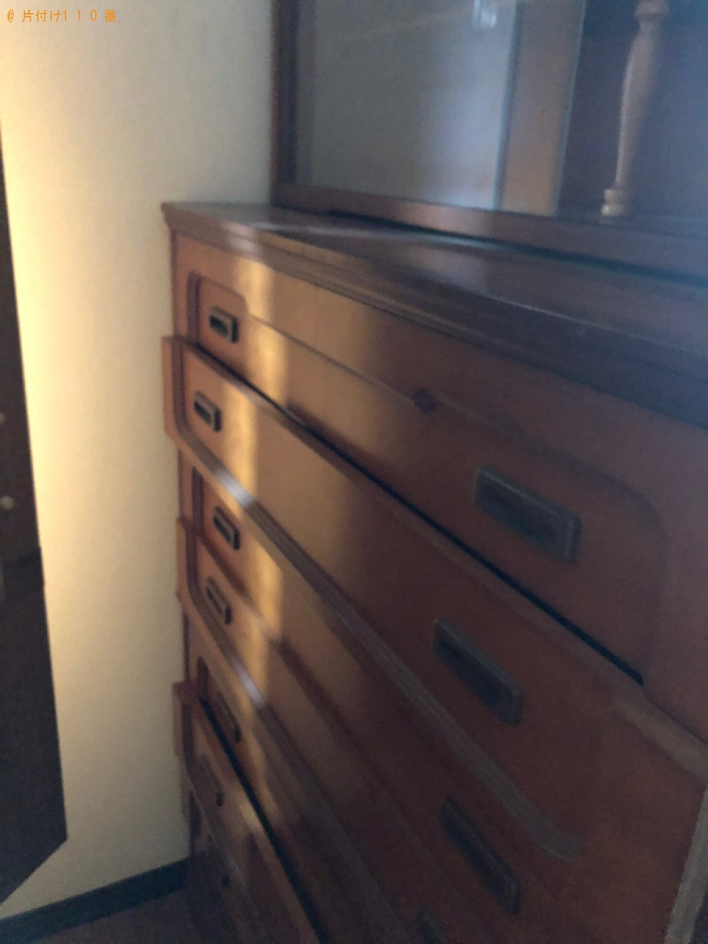 【横浜市瀬谷区】タンスの回収・処分ご依頼　お客様の声