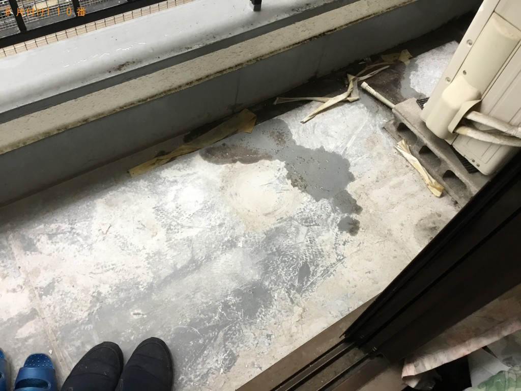 【大阪市東住吉区】ベランダの排水溝の掃除ご依頼　お客様の声