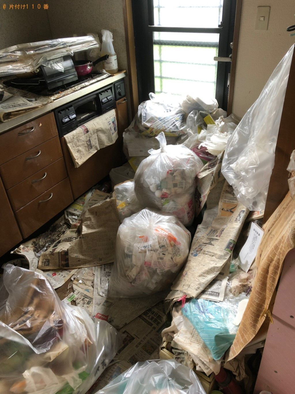 【大分市】台所にある一般ごみを袋詰めする作業ご依頼　お客様の声