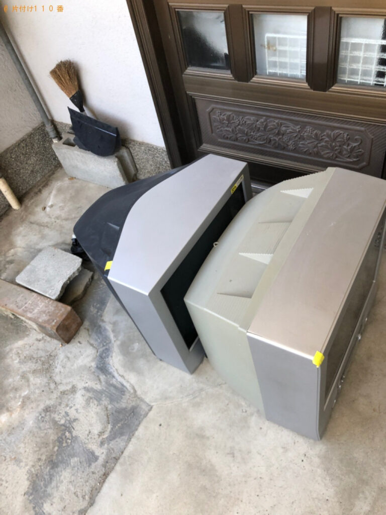【城陽市】二人掛けソファー、テレビの回収・処分ご依頼　お客様の声
